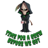 Grim Reaper Café Humour T-shirt