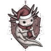 Funny Axolotl Christmas Shirt