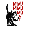 Meow Art: Red Drop Cat