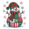 Schneemann Patchwork 