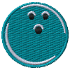 Bowling ball embroidered
