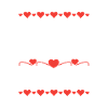 I love volleyball hearts
