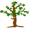 Tree full of blossoms