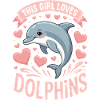 dauphin disant fille drôle dauphin cadeau