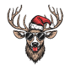 Deer Christmas Funny