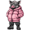 Sanglier Cool Cochon d’hiver