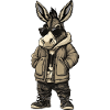 Donkey Cool Winter