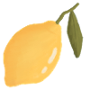 Croquis à l’aquarelle de citron