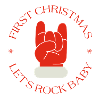 First Christmas Rock Baby