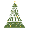 Christmas Tree Saying Beer Quest