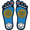 Füße des Buddha