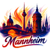 Mannheim City Silhouette Magnificent Gift