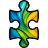 Autism awareness puzzle piece