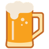 Beer Glass Illustration in Minimal Style