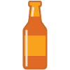 Bierflasche Retro-Design