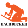 Dachdecker Silhouette Logo