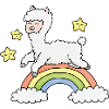 Alpaca Rainbow Dream