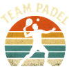 Retro Sunset Padel Team