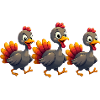Bébé dinde de Thanksgiving