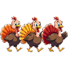 Bébé dinde de Thanksgiving