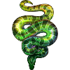 Neon Snake Green