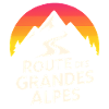 Alps Route Mountain Logo