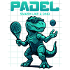 Funny Padel Dino - Dinosaur