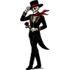 Skeleton Gala-Mariachi Rose
