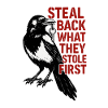 Magpie with Key Slogan