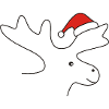 Christmas Moose