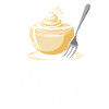 Pudding with fork