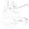Steampunk Tank Gearwork Print