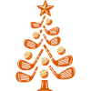 Festive Golf Club Christmas Tree Design