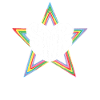 Space Star Psychedelic Rainbow