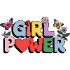 Girl Power Bloom Letters