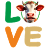LOVE COW HEAD