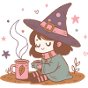 Pastel Tea Witch