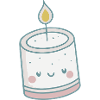 Kawaii Luminous Candle