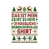 Chemise pull de Noël moche