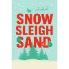 Snow Sleigh Sand: Winter Scene
