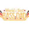 World's Best Bass Dad Retro