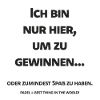 I'm here to win padel... Saying