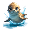 Happy Seal Splash Dance