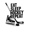 Eat Sleep Hockey Repeat Eishockey Shirt