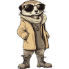 Suricate Hiver frais