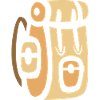 Camping Backpack Cartoon Design