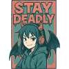 Stay Deadly Demon Girl Art