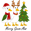 Christmas and geese