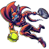 Tennis Kangaroo Superhero In Action Smash
