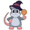 Mouse Halloween Basketball